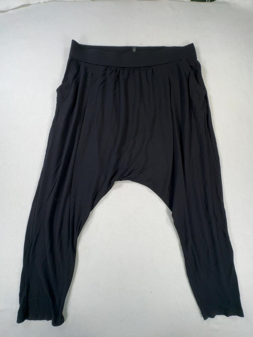 Eileen Fisher Harem Pants Black Women's Size Medium